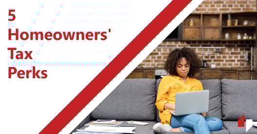 Woman sitting on couch using laptop